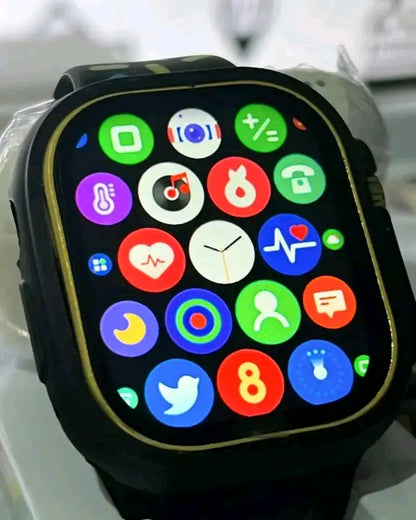 SmartWatch i20 Ultra Gold + Airpods Pro